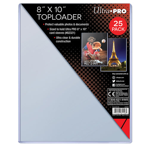 Ultra Pro - Ultrapro 8X10' Toploader'