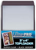 Ultra Pro - Ultrapro Black 3X4' Toploads'