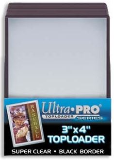 Ultra Pro - Ultrapro Black 3X4' Toploads'