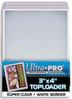 Ultra Pro - Ultrapro White 3X4' Toploads'