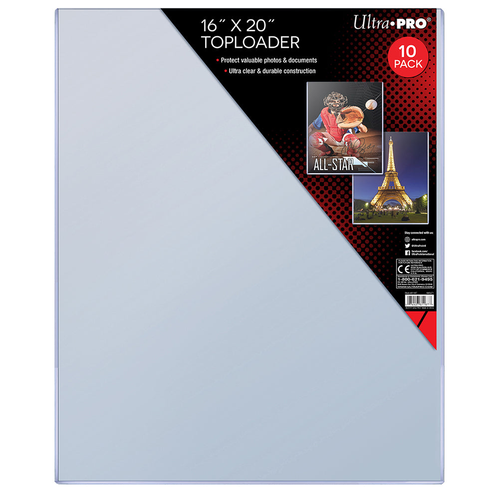 Ultra Pro - Ultrapro 16 X 20' Toploader'
