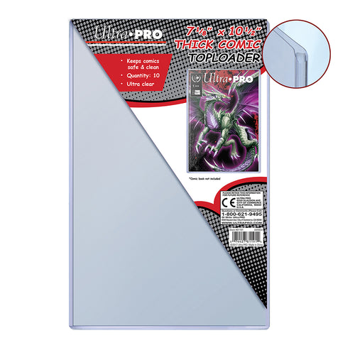 Ultra Pro - Ultrapro 7 1/2 X 11' Thick Comic Toploader'