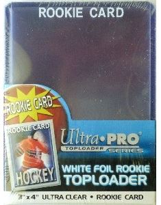 Ultra Pro - Ultrapro 3 X 4' White Foil Rookie Toploader'