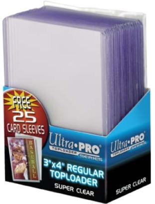 Ultra Pro - Ultrapro 3 X 4' Regular Toploader With Soft Sleeves'