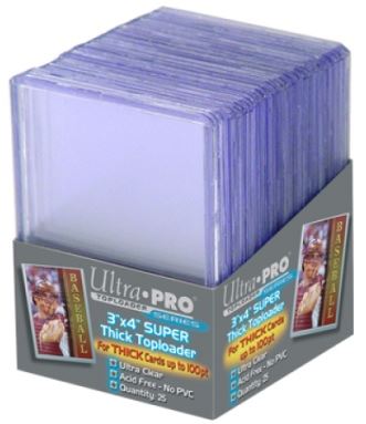 Ultra Pro - Ultrapro 3 X 4' Super Thick Toploader (100Pt)'