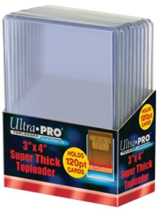Ultra Pro - Ultrapro 3 X 4' Super Thick Toploader (120Pt)'