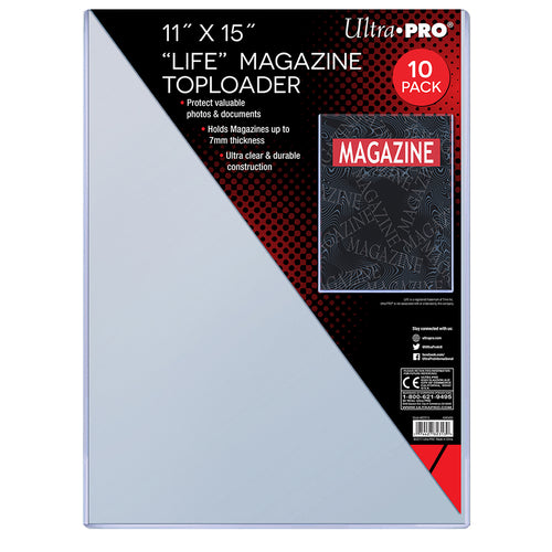 Ultra Pro - Ultrapro Life Magazine Toploader (7Mm)