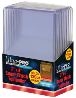 Ultra Pro - Ultrapro 3 X 4' Super Thick Toploader (130Pt)'