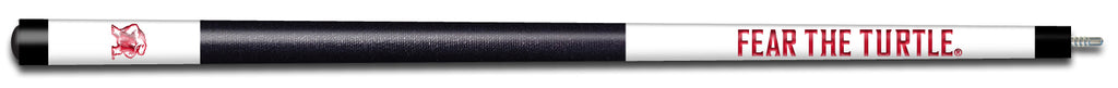 MARYLAND ENGRAVED BILLIARD CUE WHITE / RED - UMDBCE101