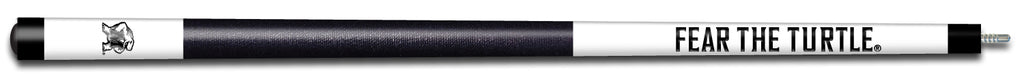 MARYLAND ENGRAVED BILLIARD CUE WHITE / BLACK - UMDBCE104