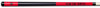 MARYLAND COLOR ENGRAVED BILLIARD CUE BLACK / RED - UMDBCE941