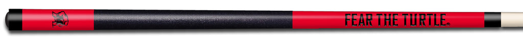 MARYLAND COLOR ENGRAVED BILLIARD CUE BLACK / RED - UMDBCE941