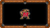 MARYLAND BILLIARD TABLE FELT - RECREATIONAL BLACK - UMDBTF204-9R