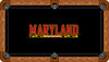 MARYLAND BILLIARD TABLE FELT - RECREATIONAL BLACK - UMDBTF514-9R