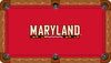 MARYLAND BILLIARD TABLE FELT - RECREATIONAL RED - UMDBTF531-9R