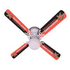 MARYLAND CEILING FAN - 42'' RED/BLACK - UMDFAN100-42