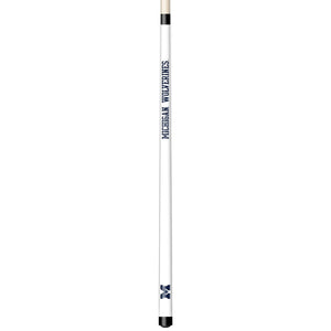 MICHIGAN ENGRAVED BILLIARD CUE WHITE / BLUE - UMIBCE101-JR