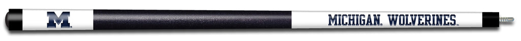 MICHIGAN ENGRAVED BILLIARD CUE WHITE / BLUE - UMIBCE101