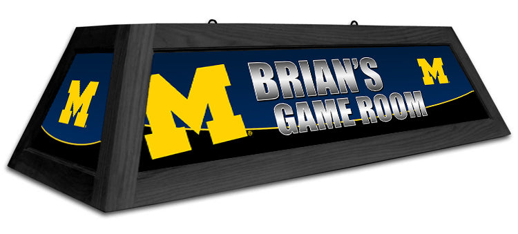 MICHIGAN    42'' SPIRIT GAME TABLE LAMP - CUSTOM BLUE - UMIBSL421C