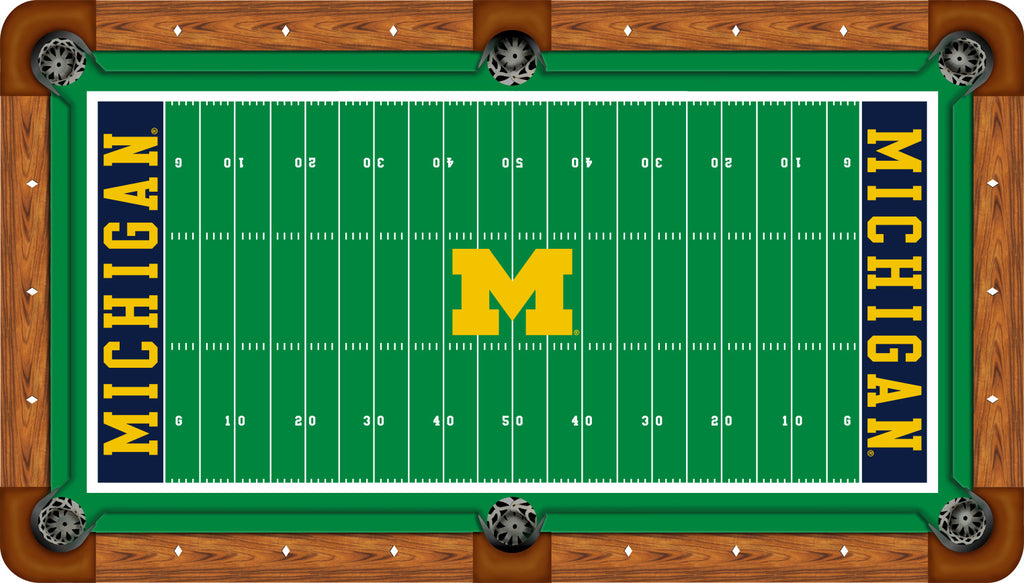 MICHIGAN BILLIARD TABLE FELT - RECREATIONAL GRIDIRON - UMIBTF000N-9R