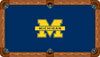 MICHIGAN BILLIARD TABLE FELT - RECREATIONAL BLUE - UMIBTF121-8R