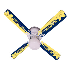MICHIGAN CEILING FAN - 42'' BLUE/MAIZE - UMIFAN100-42