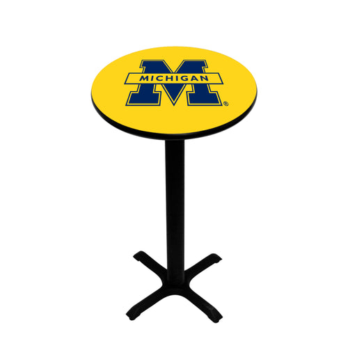 MICHIGAN PEDESTAL PUB TABLE MAIZE - UMIPTB102