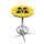 MICHIGAN CHROME FOOT RING PUB TABLE MAIZE - UMIPTR102