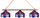 MISSISSIPPI 3-LIGHT EXECUTIVE GAME TABLE LIGHT - UMS-380EXGLN