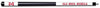 MISSISSIPPI ENGRAVED BILLIARD CUE WHITE / RED - UMSBCE102