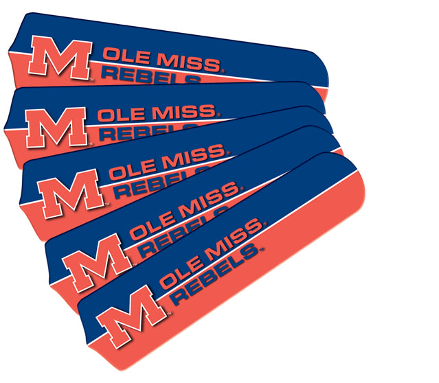 MISSISSIPPI   FAN BLADE SET BLUE/RED - UMSFBL100-52
