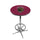 MONTANA CHROME FOOT RING PUB TABLE MAROON - UMTPTR101
