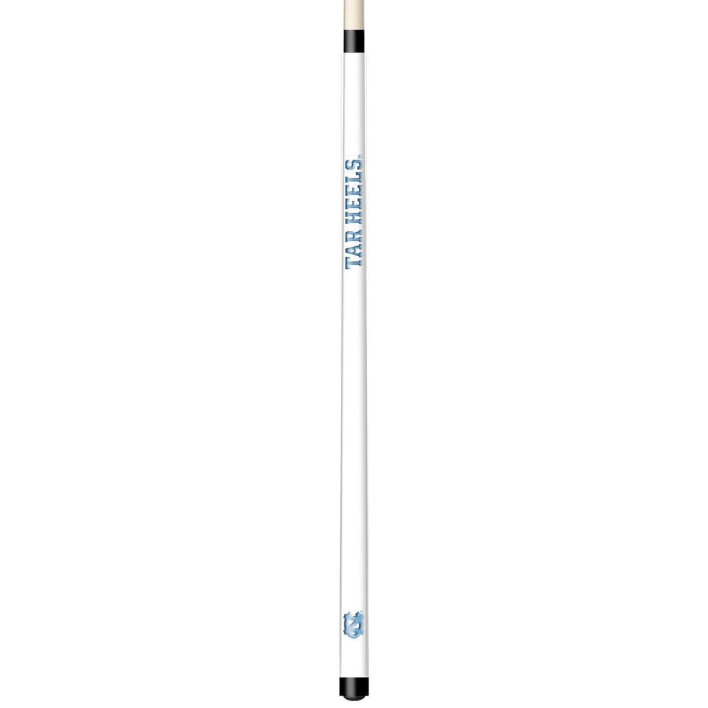 NORTH CAROLINA ENGRAVED BILLIARD CUE WHITE / CAROLINA BLUE - UNCBCE101-JR