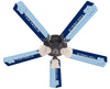 NORTH CAROLINA CEILING FAN - 52'' CAROLINA BLUE/NAVY BLUE - UNCFAN100-52