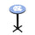 NORTH CAROLINA PEDESTAL PUB TABLE CAROLINA BLUE - UNCPTB231