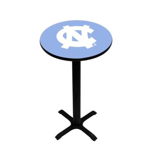 NORTH CAROLINA PEDESTAL PUB TABLE CAROLINA BLUE - UNCPTB231