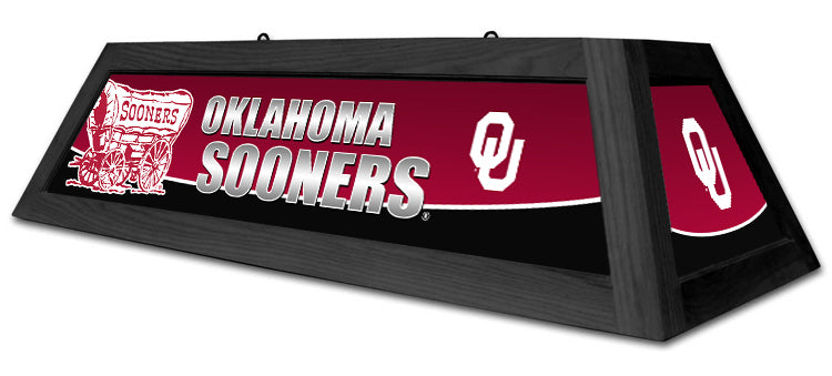 OKLAHOMA  42'' SPIRIT GAME TABLE LAMP - STOCK CRIMSON - UOKBSL421