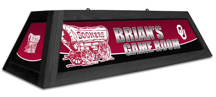 OKLAHOMA 42'' SPIRIT GAME TABLE LAMP - CUSTOM CRIMSON - UOKBSL421C