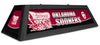 OKLAHOMA  42'' SPIRIT GAME TABLE LAMP - STOCK CRIMSON - UOKBSL421
