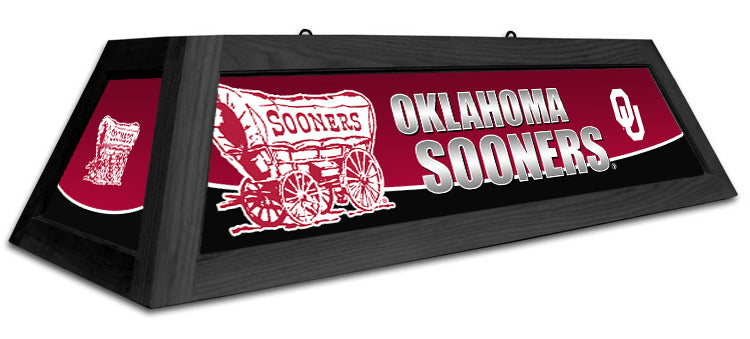 OKLAHOMA  42'' SPIRIT GAME TABLE LAMP - STOCK CRIMSON - UOKBSL421