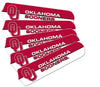 OKLAHOMA FAN BLADE SET CRIMSON/WHITE - UOKFBL100-42