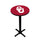 OKLAHOMA PEDESTAL PUB TABLE CRIMSON - UOKPTB231
