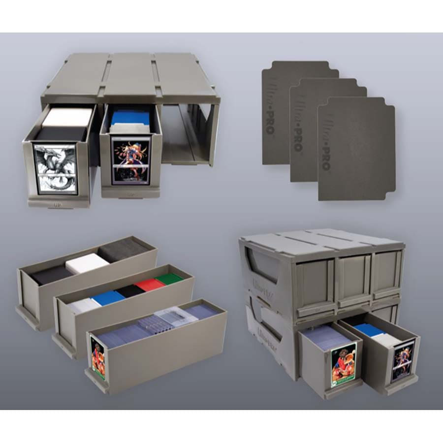 Ultra Pro: Pro-Storage 3-Drawer Card Organizer – GameRoomPlaza