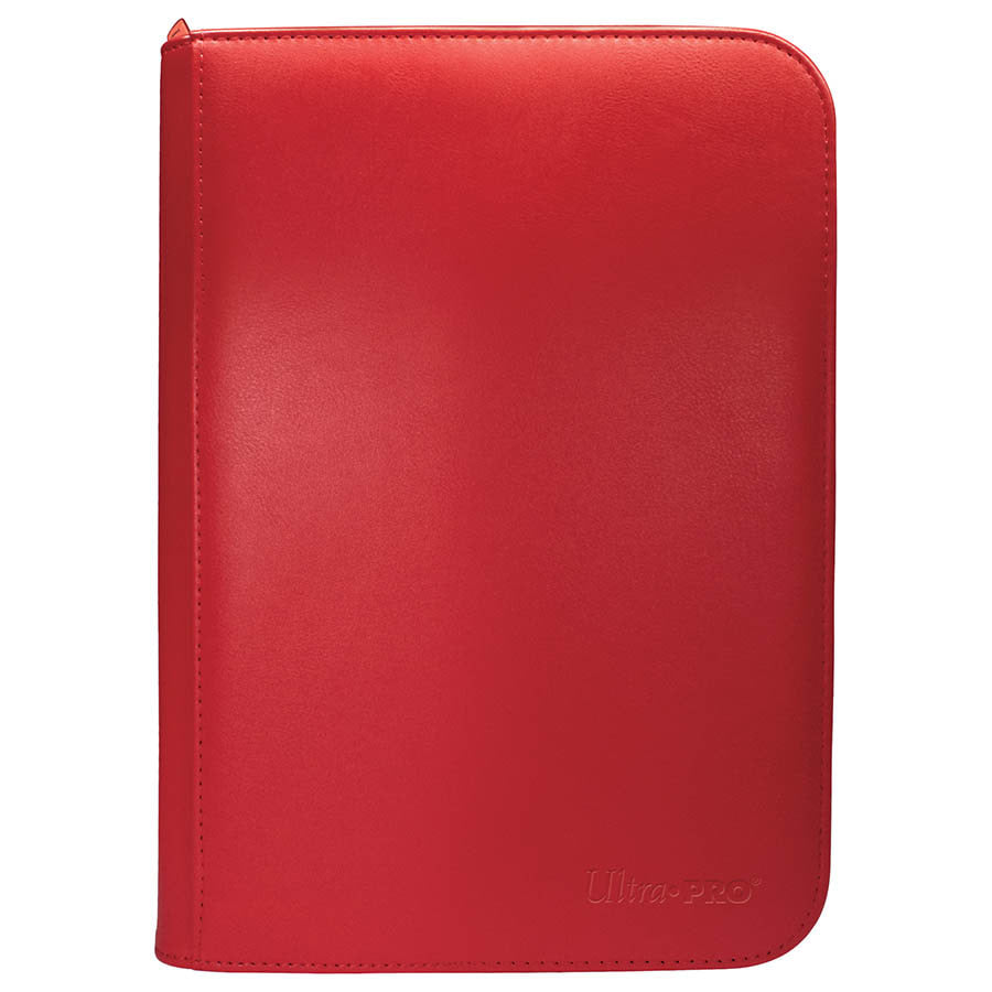 Up Vivid - Ultra Pro: Vivid Collection: 4-Pocket Zippered Pro-Binder: Red