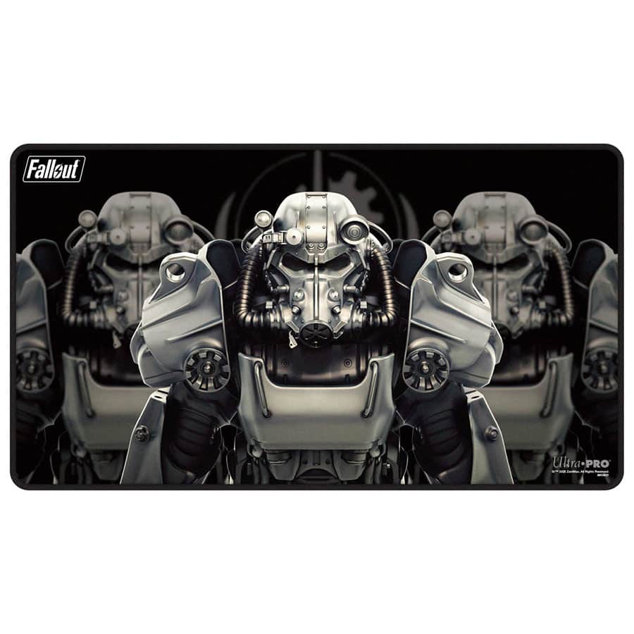 Ultra Pro: Fallout: Brotherhood Of Steel Black-Stitched Playmat Pre-Order