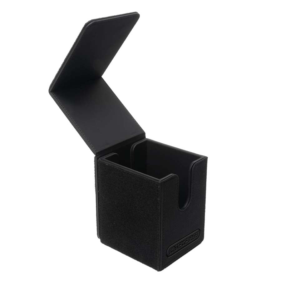 Ultra Pro: Patchcraft: Alcove Flip Deck Box: Black Pre-Order