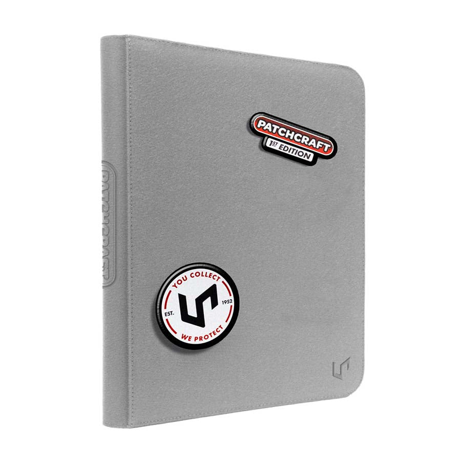 Ultra Pro: Patchcraft: Zippered 9-Pocket Pro-Binder: Gray Pre-Order