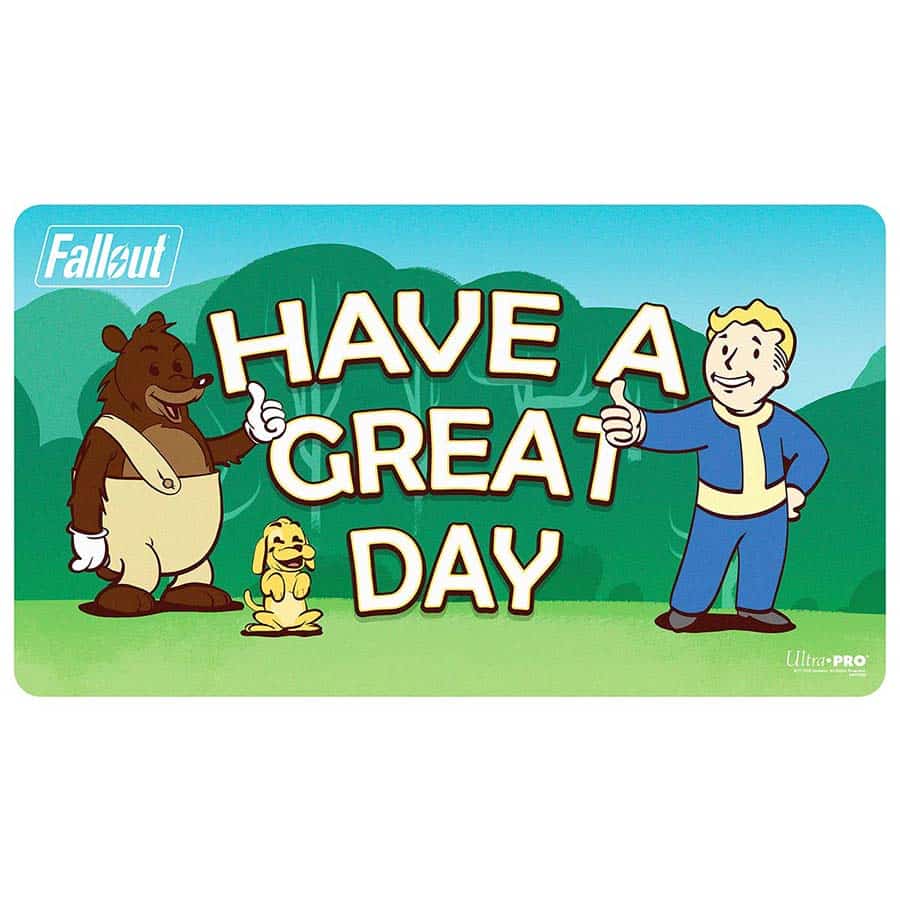 Ultra Pro: Fallout Vault Boy: Have A Great Day Playmat Pre-Order