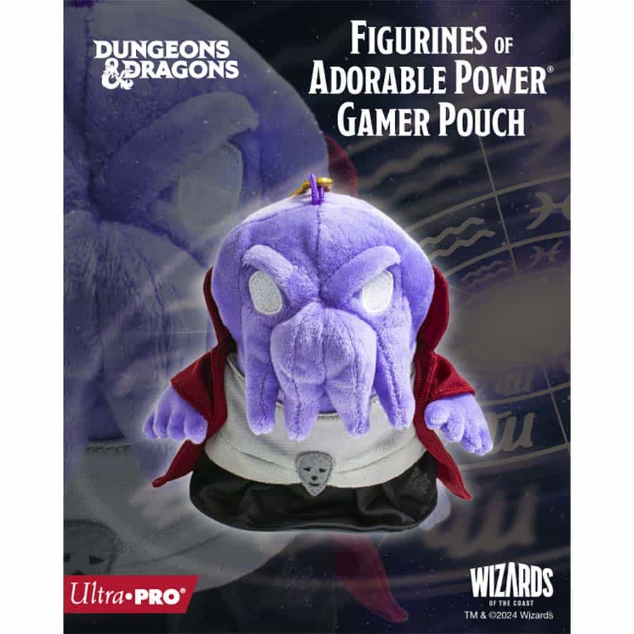 Ultra Pro -  Dungeons And Dragons: Figurines Of Adorable Power: Gamer Pouch: Mind Flayer