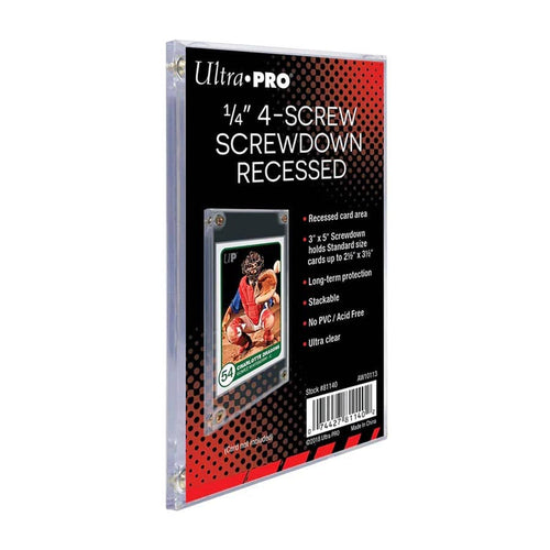 Ultra Pro: Card Holder - 1/4 4 Screw Recessed 81140
